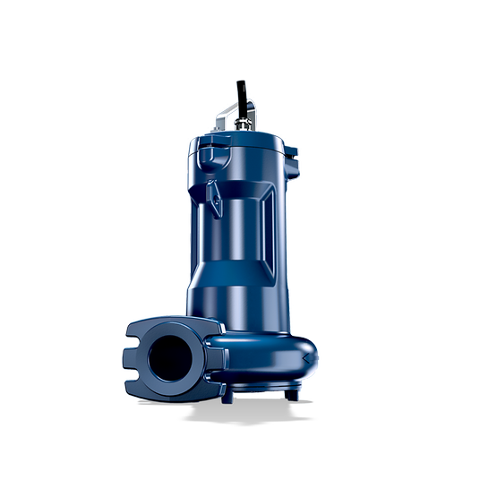 Vertical single-stage submersible motor pump for wet installation